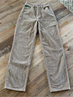 Empyre Women’s Corduroy Pants in Beige-Tan